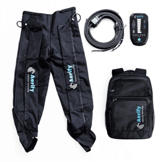 Aerify Charge Pants Compression Massage Pants + Backpack