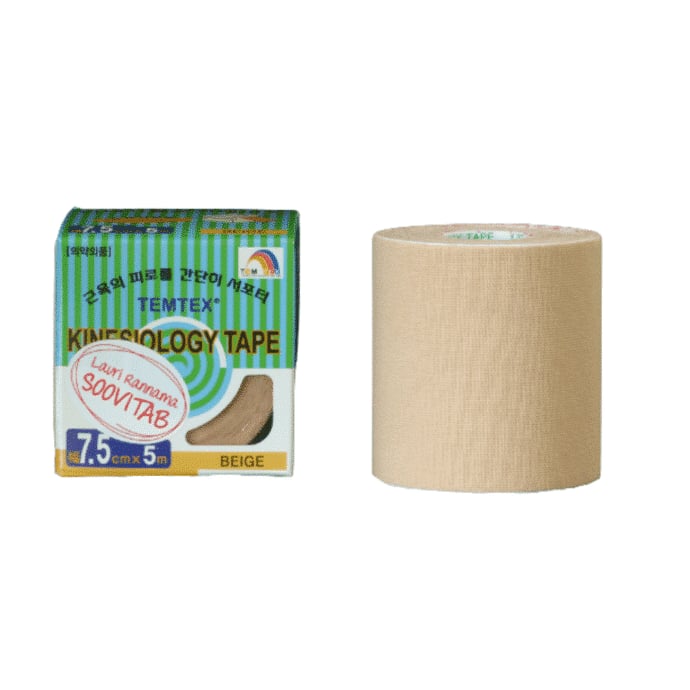 Temtex Kinesiology Tape 7,5 cm x 5 m